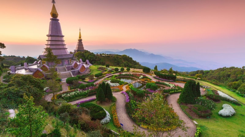 Doi Inthanon National Park in Chiang Mai, Thailand